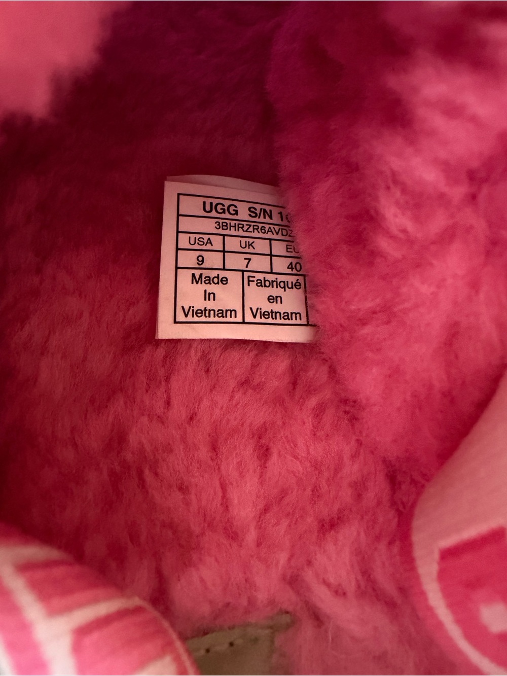 UGG Pink Fluff Yeah Slippers Size 9 Women’s - Picture 6 of 10